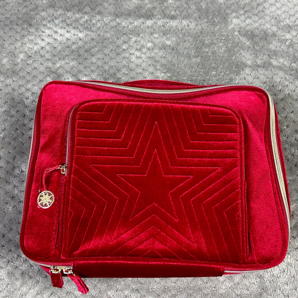 Brand New Estee Lauder Red Velvet Make Up Bag